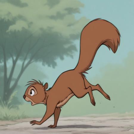 Squirrel Arthur  Sword in the Stone