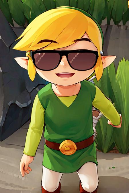 Santa Link! Toon Link - Multiple Outfits (The Legend Of Zelda: Wind Waker) [Pony & SD1.5]