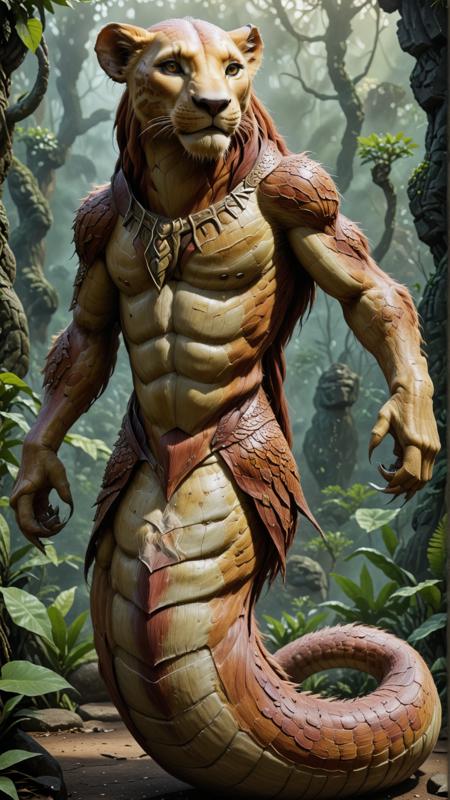? Naga - Creature Concept - SDXL - Turn anyone into a snake creature ?