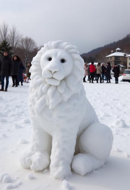 Amateur Snowman Sculptor [FLUX]