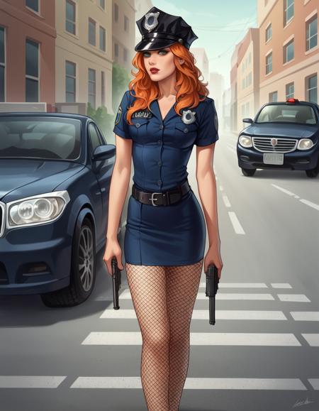 Policewoman Uniform PONYXL