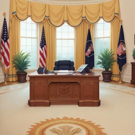 Resolute Desk / Oval Office 2.0版本V1 (ID: 676912)
