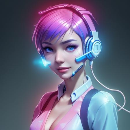 Cyberpunk Headphone
