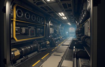 Sci-Fi Interior Space
