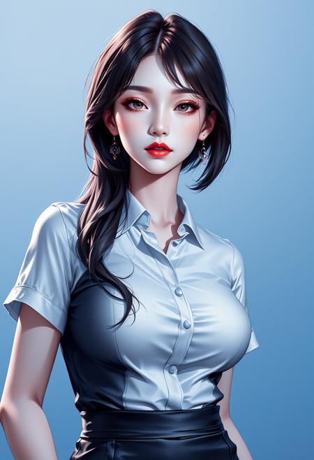 CG style girl