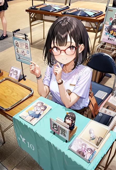 同人誌即売会 / Doujinshi convention SDXL
