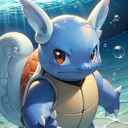 Wartortle (Pokemon) (Pokedex #0008) [Pony & SD1.5]