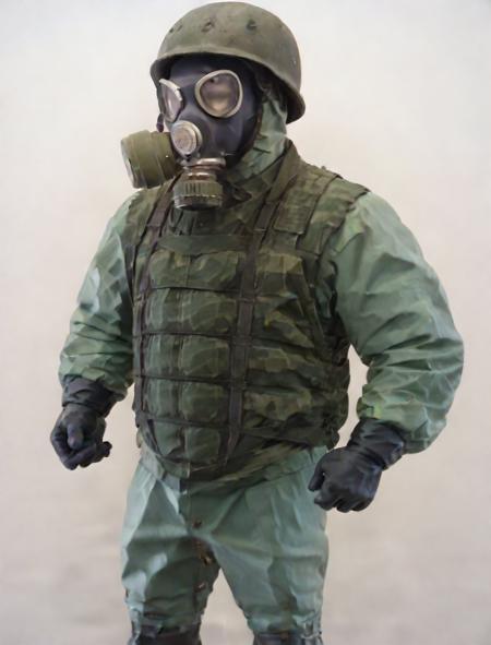 Russian chemical protection (OZK, GP7, PBF Homyak)