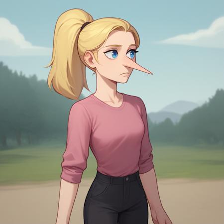 Pointy Nose [ face ][ concept ][ PXL / illustrious ] by Leaf版本v1.0 : Pony (ID: 971360)