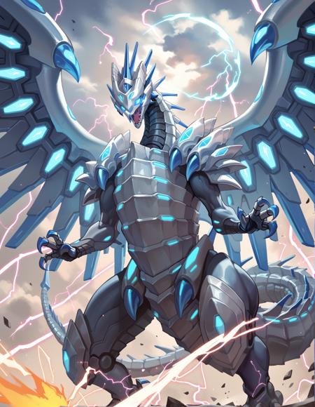 Yu-Gi-Oh! - Blue Eye Chaos Max Dragon (ブルーアイズ・カオス・ＭＡＸ・ドラゴン) PonyXL