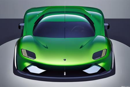 Car 2D Rendering (neutral) for Automotive design