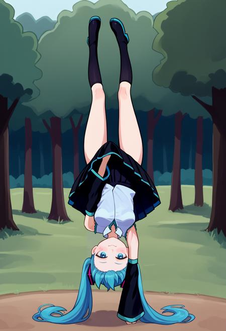 Lycoris challenge meme (upside-down concept for pony XL)