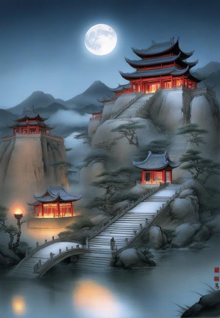 国画 Chinese Painting | 工笔画牡丹(Meticulous painting of peony)