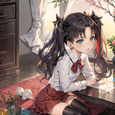 Rin tohsaka  LORA and(Pony)  from fate stay night visual novel