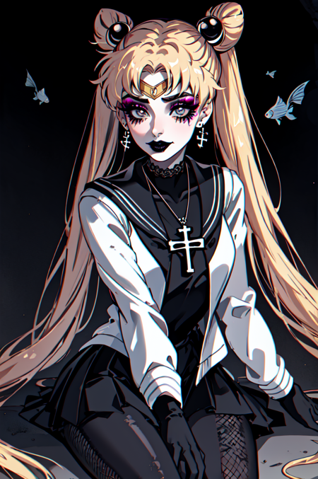 Sailor Moon Goth (Prompt like a Pro Textual Inversions!)