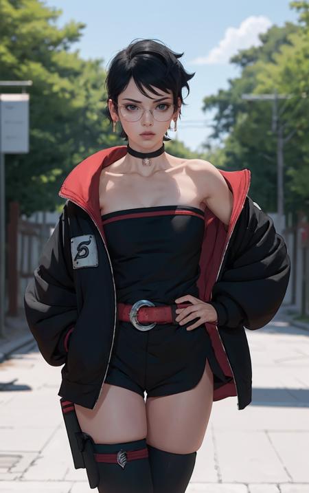 Sarada Uchiha | Boruto After the timeskip| Naruto Girls | KoFi Commissioned | ownwaifu