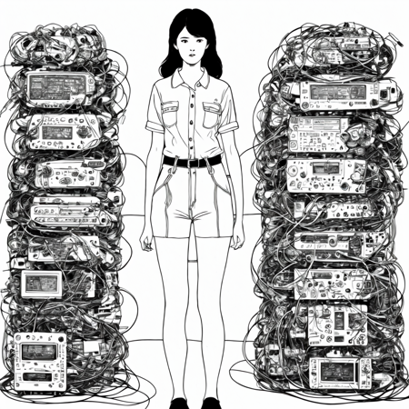 djz Lineart Girl