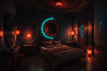 Cyberpunk Interior Design