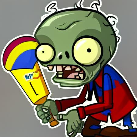 Plants vs Zombies | Game Style版本Pony Diffusion | Z V2 (ID: 802851)