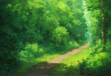 Anime Style Backgrounds for Pony Diffusion