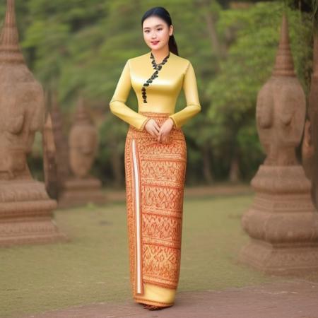Myanmar Traditional wedding outfits
