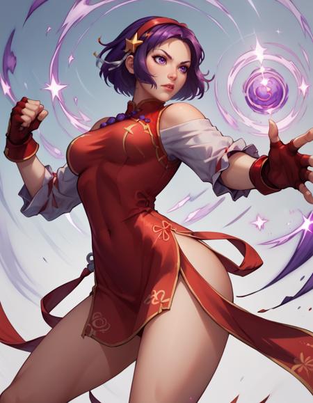 Athena Asamiya: King of Fighters (PonyXL)版本Athena Asamiya (PonyXL)v1 (PonyXL)