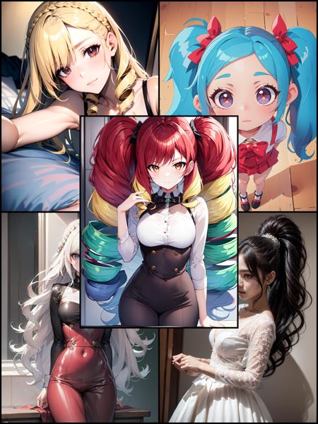 All-in-one Hairstyle Bundle (SD)版本v1.0 (ID: 166397)