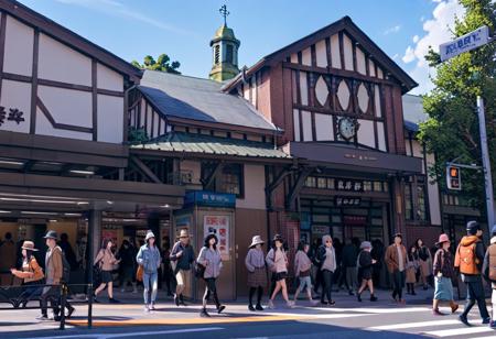 旧原宿駅 Old Harajuku Station SDXL