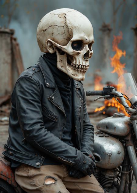 Skull helmet