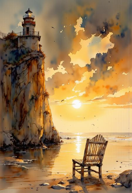 Watercolor painting