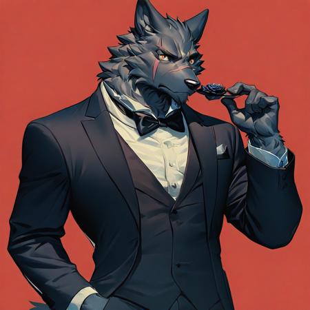 dancing wolf