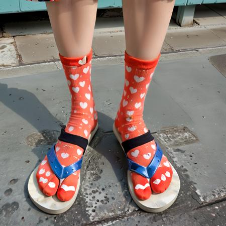 Flip Flops with Socks [SDXL]