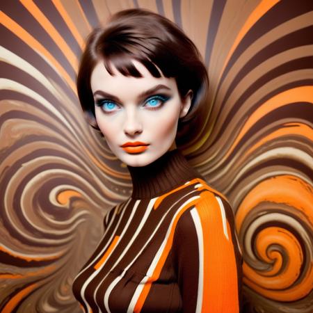20th Century fashions - 1968 Orange & Brown style版本V1 (ID: 631893)