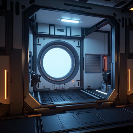 Sci-Fi Interior Space