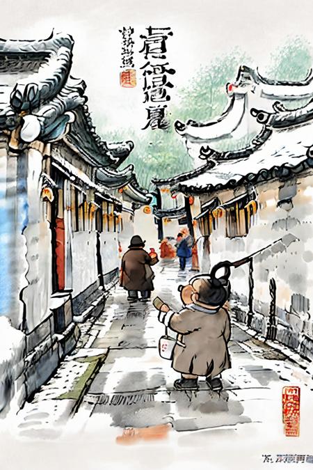 Chinese painting style