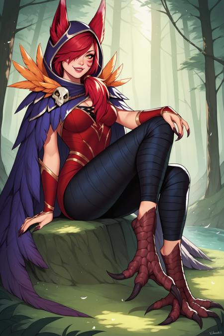 Xayah (League of Legends) - Comission LoRA PonyXL [NSFW Support]