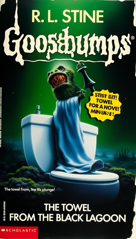 Goosebumps Book Cover Maker (Flux)