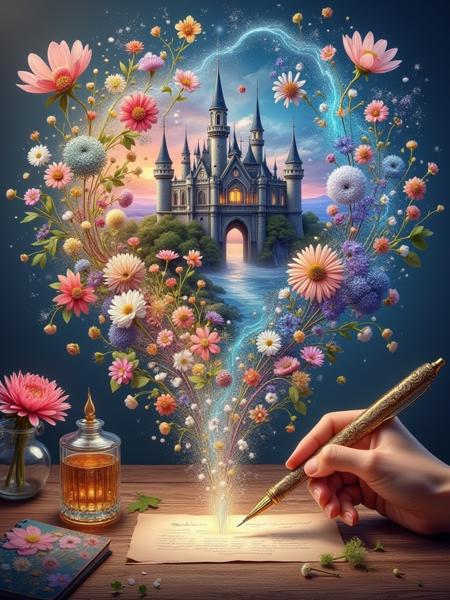 Dreamy Under Pen Tip Flux1.d Lora