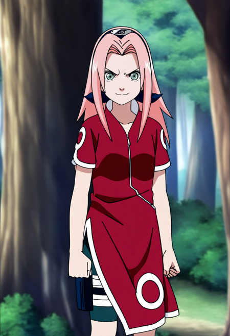 Sakura Haruno Genin - Naruto - IllustriousXL LORA