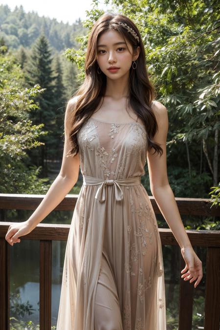tulle lace dress (薄紗蕾絲洋裝)