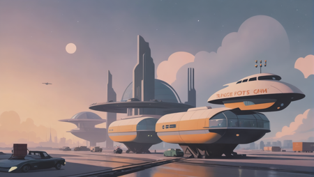 Envy Starlight Mid Century Scifi 02 - Minimalist edition