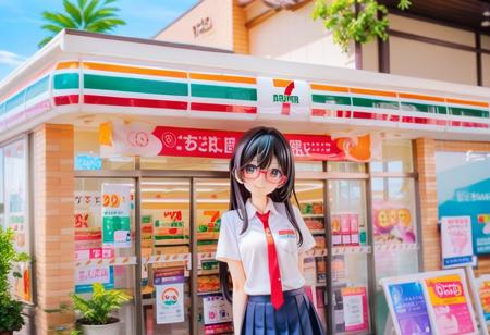 コンビニの外観7 PONY