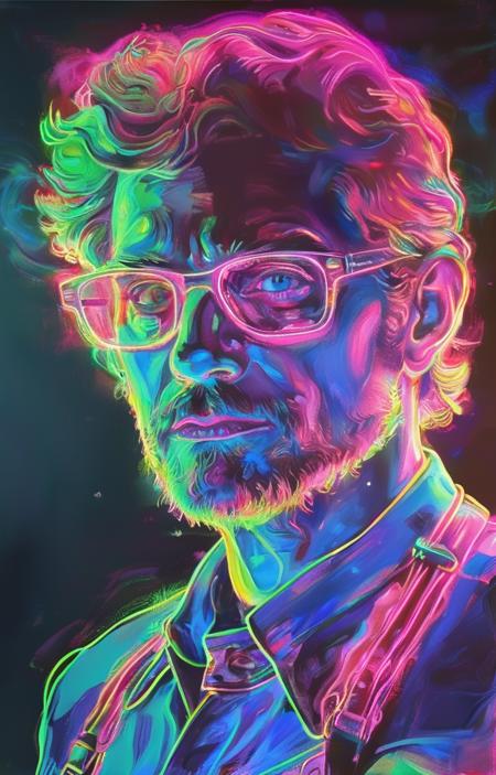 style of neon light drawing [SDXL] 434