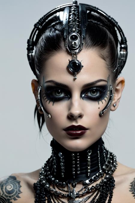 Cyberpunk Giger style