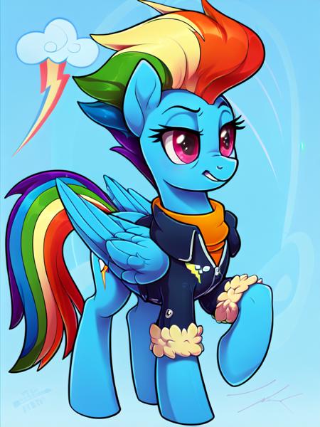 Older Rainbow Dash