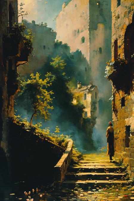 style of Carl Spitzweg 299