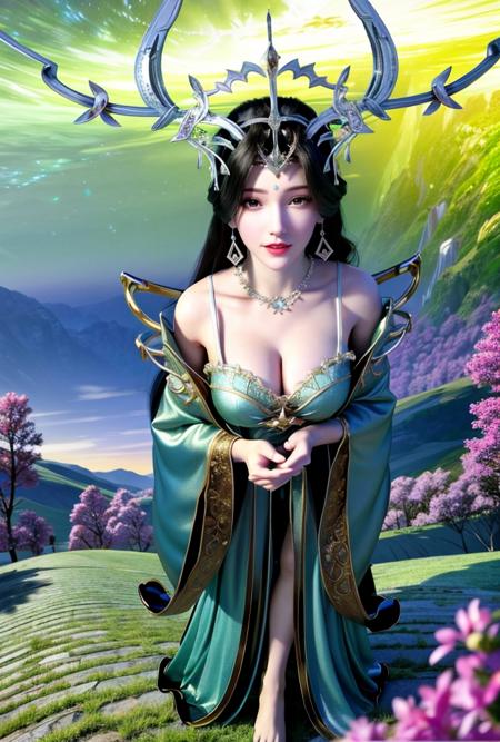 这个虚拟人有点像柳神[国漫女神系列] This virtual girl looks a bit like Liu Shen [Chinese comic goddess]