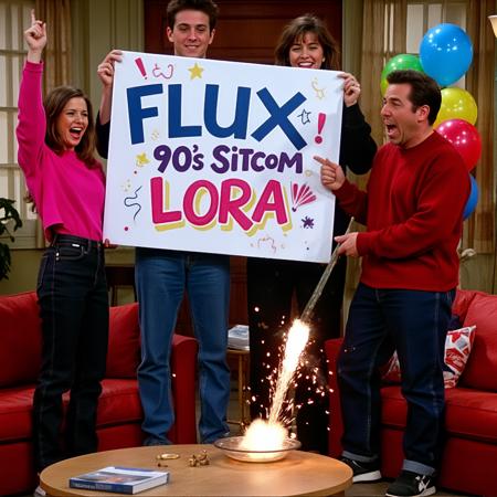 90s Sitcom Style - FLUX版本v1.0 (ID: 765629)