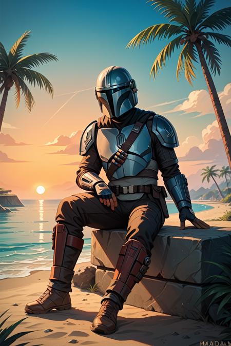 The Mandalorian from Star Wars