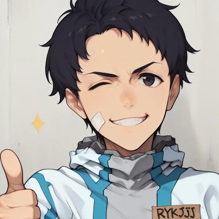 Ryoji Kaji (Father and Son) 2 characters - Neon Genesis Evangelion